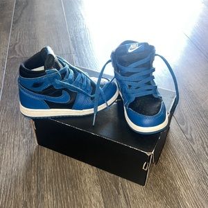 Blue/Black-White Jordan 1 Retro High OG(TD) size 9c